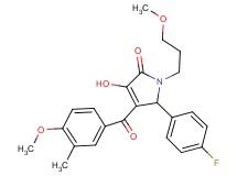 5-(4-fluorophenyl)-3-hydroxy-4-(4-methoxy-3-methylbenzoyl)-1-(3-methoxypropyl)-1,5-dihydro-2H-pyrrol-2-one