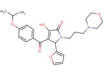 5-(2-furyl)-3-hydroxy-4-(4-isopropoxybenzoyl)-1-[3-(4-morpholinyl)propyl]-1,5-dihydro-2H-pyrrol-2-one