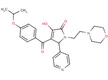 3-hydroxy-4-(4-isopropoxybenzoyl)-1-[2-(4-morpholinyl)ethyl]-5-(4-pyridinyl)-1,5-dihydro-2H-pyrrol-2-one