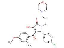 5-(4-chlorophenyl)-3-hydroxy-4-(4-methoxy-2-methylbenzoyl)-1-[3-(4-morpholinyl)propyl]-1,5-dihydro-2H-pyrrol-2-one