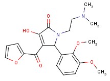 5-(2,3-dimethoxyphenyl)-1-[2-(dimethylamino)ethyl]-4-(2-furoyl)-3-hydroxy-1,5-dihydro-2H-pyrrol-2-one