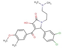 5-(3,4-dichlorophenyl)-1-[3-(dimethylamino)propyl]-3-hydroxy-4-(4-methoxy-3-methylbenzoyl)-1,5-dihydro-2H-pyrrol-2-one