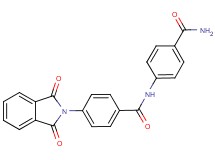 N-[4-(aminocarbonyl)phenyl]-4-(1,3-dioxo-1,3-dihydro-2H-isoindol-2-yl)benzamide