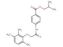 isobutyl 4-{[(2,3,6-trimethylphenoxy)acetyl]amino}benzoate