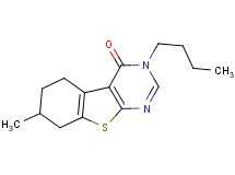 3-butyl-7-methyl-5,6,7,8-tetrahydro[1]benzothieno[2,3-d]pyrimidin-4(3H)-one