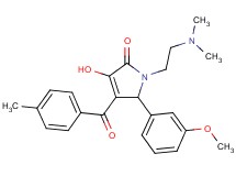 1-[2-(dimethylamino)ethyl]-3-hydroxy-5-(3-methoxyphenyl)-4-(4-methylbenzoyl)-1,5-dihydro-2H-pyrrol-2-one
