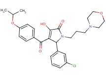 5-(3-chlorophenyl)-3-hydroxy-4-(4-isopropoxybenzoyl)-1-[3-(4-morpholinyl)propyl]-1,5-dihydro-2H-pyrrol-2-one