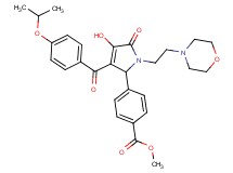 methyl 4-{4-hydroxy-3-(4-isopropoxybenzoyl)-1-[2-(4-morpholinyl)ethyl]-5-oxo-2,5-dihydro-1H-pyrrol-2-yl}benzoate