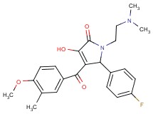 1-[2-(dimethylamino)ethyl]-5-(4-fluorophenyl)-3-hydroxy-4-(4-methoxy-3-methylbenzoyl)-1,5-dihydro-2H-pyrrol-2-one