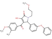 3-hydroxy-4-(4-methoxy-3-methylbenzoyl)-1-(3-methoxypropyl)-5-(3-phenoxyphenyl)-1,5-dihydro-2H-pyrrol-2-one