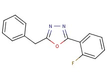 2-benzyl-5-(2-fluorophenyl)-1,3,4-oxadiazole