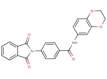 N-(2,3-dihydro-1,4-benzodioxin-6-yl)-4-(1,3-dioxo-1,3-dihydro-2H-isoindol-2-yl)benzamide