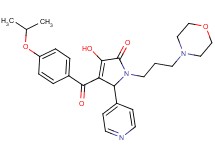 3-hydroxy-4-(4-isopropoxybenzoyl)-1-[3-(4-morpholinyl)propyl]-5-(4-pyridinyl)-1,5-dihydro-2H-pyrrol-2-one