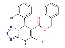 benzyl 7-(2-chlorophenyl)-5-methyl-4,7-dihydrotetrazolo[1,5-a]pyrimidine-6-carboxylate