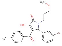 5-(3-bromophenyl)-3-hydroxy-1-(3-methoxypropyl)-4-(4-methylbenzoyl)-1,5-dihydro-2H-pyrrol-2-one