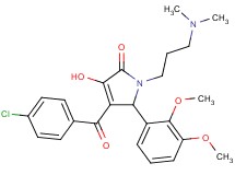 4-(4-chlorobenzoyl)-5-(2,3-dimethoxyphenyl)-1-[3-(dimethylamino)propyl]-3-hydroxy-1,5-dihydro-2H-pyrrol-2-one