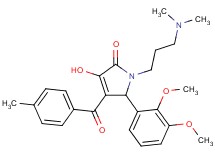 5-(2,3-dimethoxyphenyl)-1-[3-(dimethylamino)propyl]-3-hydroxy-4-(4-methylbenzoyl)-1,5-dihydro-2H-pyrrol-2-one