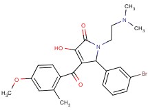 5-(3-bromophenyl)-1-[2-(dimethylamino)ethyl]-3-hydroxy-4-(4-methoxy-2-methylbenzoyl)-1,5-dihydro-2H-pyrrol-2-one
