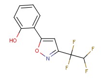 2-[3-(1,1,2,2-tetrafluoroethyl)-5-isoxazolyl]phenol