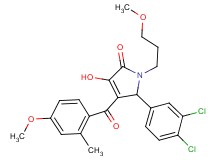 5-(3,4-dichlorophenyl)-3-hydroxy-4-(4-methoxy-2-methylbenzoyl)-1-(3-methoxypropyl)-1,5-dihydro-2H-pyrrol-2-one