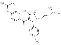 1-[3-(dimethylamino)propyl]-3-hydroxy-4-(4-isopropoxybenzoyl)-5-(4-methylphenyl)-1,5-dihydro-2H-pyrrol-2-one