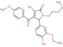 5-(3-ethoxy-4-hydroxyphenyl)-3-hydroxy-4-(4-methoxybenzoyl)-1-(3-methoxypropyl)-1,5-dihydro-2H-pyrrol-2-one
