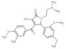 5-(2,4-dimethoxyphenyl)-1-[2-(dimethylamino)ethyl]-3-hydroxy-4-(4-methoxy-3-methylbenzoyl)-1,5-dihydro-2H-pyrrol-2-one