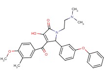 1-[2-(dimethylamino)ethyl]-3-hydroxy-4-(4-methoxy-3-methylbenzoyl)-5-(3-phenoxyphenyl)-1,5-dihydro-2H-pyrrol-2-one