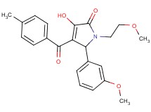 3-hydroxy-1-(2-methoxyethyl)-5-(3-methoxyphenyl)-4-(4-methylbenzoyl)-1,5-dihydro-2H-pyrrol-2-one
