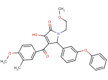 3-hydroxy-1-(2-methoxyethyl)-4-(4-methoxy-3-methylbenzoyl)-5-(3-phenoxyphenyl)-1,5-dihydro-2H-pyrrol-2-one