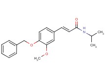 3-[4-(benzyloxy)-3-methoxyphenyl]-N-isopropylacrylamide