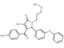 3-hydroxy-1-(3-methoxypropyl)-4-(4-methylbenzoyl)-5-(3-phenoxyphenyl)-1,5-dihydro-2H-pyrrol-2-one