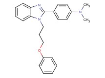 N,N-dimethyl-4-[1-(3-phenoxypropyl)-1H-benzimidazol-2-yl]aniline