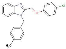 2-[(4-chlorophenoxy)methyl]-1-(4-methylbenzyl)-1H-benzimidazole