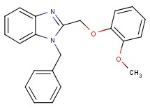 1-benzyl-2-[(2-methoxyphenoxy)methyl]-1H-benzimidazole