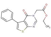 ethyl (4-oxo-5-phenylthieno[2,3-d]pyrimidin-3(4H)-yl)acetate