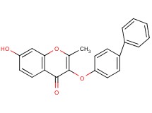 3-(4-biphenylyloxy)-7-hydroxy-2-methyl-4H-chromen-4-one
