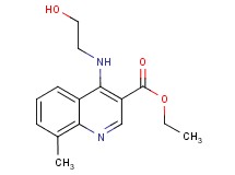 ethyl 4-[(2-hydroxyethyl)amino]-8-methyl-3-quinolinecarboxylate