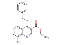 ethyl 4-(benzylamino)-8-methyl-3-quinolinecarboxylate
