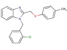 1-(2-chlorobenzyl)-2-[(4-methylphenoxy)methyl]-1H-benzimidazole