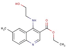 ethyl 4-[(2-hydroxyethyl)amino]-6-methyl-3-quinolinecarboxylate