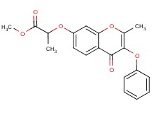 methyl 2-[(2-methyl-4-oxo-3-phenoxy-4H-chromen-7-yl)oxy]propanoate