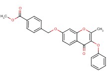 methyl 4-{[(2-methyl-4-oxo-3-phenoxy-4H-chromen-7-yl)oxy]methyl}benzoate