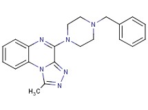 4-(4-benzyl-1-piperazinyl)-1-methyl[1,2,4]triazolo[4,3-a]quinoxaline