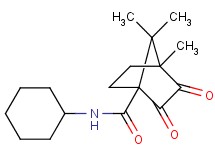 N-cyclohexyl-4,7,7-trimethyl-2,3-dioxobicyclo[2.2.1]heptane-1-carboxamide
