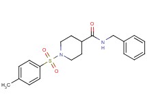 N-benzyl-1-[(4-methylphenyl)sulfonyl]-4-piperidinecarboxamide