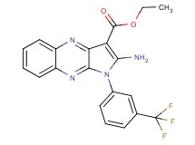 ethyl 2-amino-1-[3-(trifluoromethyl)phenyl]-1H-pyrrolo[2,3-b]quinoxaline-3-carboxylate