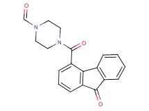 4-[(9-oxo-9H-fluoren-4-yl)carbonyl]-1-piperazinecarbaldehyde