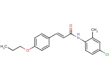 N-(4-chloro-2-methylphenyl)-3-(4-propoxyphenyl)acrylamide