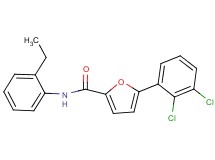 5-(2,3-dichlorophenyl)-N-(2-ethylphenyl)-2-furamide